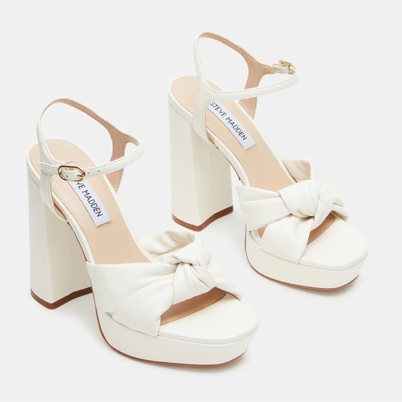 NEW! Steve Madden Lala Ankle Strap Platform Sandal - Size 7 - Picture 1 of 16